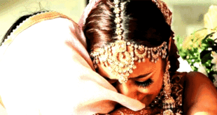 Bride leaving after the marriage ceremony. Vidaai