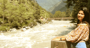 Watching a mountain river