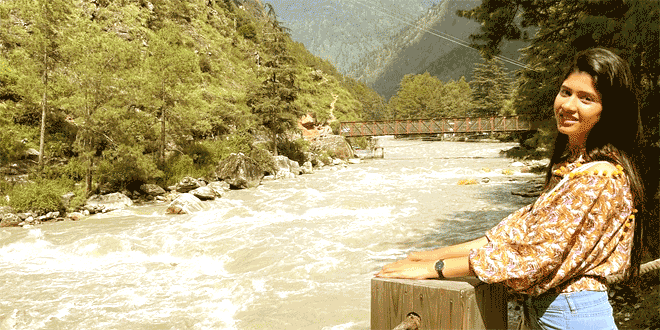 Watching a mountain river