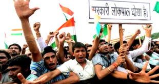 Frustrated from political corruption