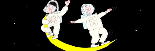 चांद पर मानव - काका हाथरसी