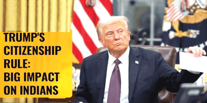 Trump on citizenship to children of nonresidents in USA